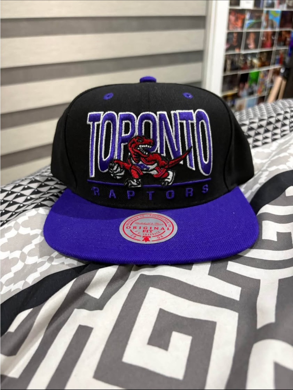 Fanatics Toronto Blue & Black Embroidered Snapback Hat
